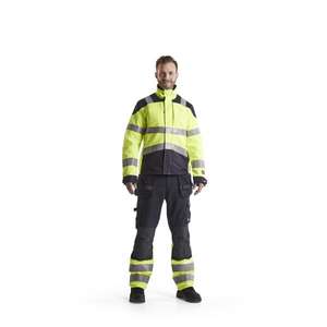 BLAKLADER - 148915128933C46 Pantalon inhérent Multinorm Bleu marine/jaune-VÊTEMENTS DE TRAVAIL RÉSISTANTS À LA FLAMME EAN 7330509627327 - Product Image 3