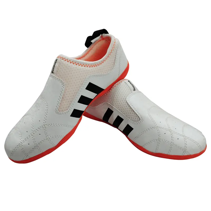 Échantillon livraison gratuite prix usine gros chaussures de karaté/taekwondo chaussures d'entraînement Taekwondo légères et confortables