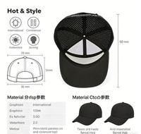 Casquette de baseball structurée à 7 panneaux en peluche personnalisée 100 % polyester unisexe ajustée avec broderie, réglable pour adultes, toutes saisons