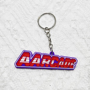 Bán buôn biểu tượng tùy chỉnh thẻ chìa khóa Keyring chains nhẫn cao su chủ keyrings keytags PVC Keychain chuỗi - Product Image 6