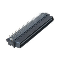 Connecteur carte-carte MDR à ruban SCSI Mini D mâle à angle droit en plastique 100 broches 1,27 mm 1-5175472-0
