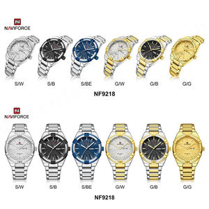 VENTE FLASH NAVIFORCE 9218 Montre à quartz classique pour homme, haute qualité, étanche, acier inoxydable, montre homme, calendrier, horloge - Product Image 6