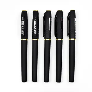 Promotional Large capacity Neutral Pen for Advertising with Custom LOGO Black blue Water ball pen