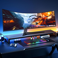 Usine 49 pouces incurvé 5K écran large moniteur de jeu 5120*1440 VA panneau pour bureau et jeux