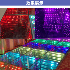 ไฟพื้นกระเบื้อง LED แบบกระจก Yg Abyss แสงสีเต็มรูปแบบสำหรับเวทีเต้นรำ แสงพื้นหลังสำหรับการถ่ายทอดสด สตูดิโอ บาร์ ร้านคาราโอเกะ - Product Image 2