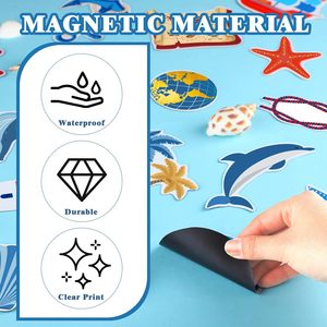 Điều Hướng Biển Xe Nam Châm Hành Trình Cửa Nam Châm Dán Trang Trí Bản Đồ Cửa Nam Châm Cho Tủ Lạnh - Product Image 4