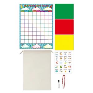 Tableau magnétique de corvées personnalisé pour enfants Autocollant étoile suspendu Tableau magnétique de récompense Tableau effaçable à sec Tableau de récompense de responsabilité pour enfants - Product Image 2