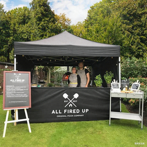 <strong>Food</strong> Vendor Tent 10x10 Pop Up Canopy Waterproof Outdoor Market Stall Custom Logo Printing Festival <strong>Food</strong> Court Shelter - Product Image 3