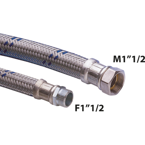 Tuyau flexible anti-vibration MF 1 1/2 \ "X 1 1/2 \"-Outil de tournage 60cm - Product Image 2