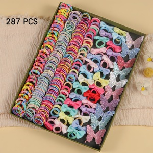 Set <span class=keywords><strong>de</strong></span> 875 Accesorios para el Cabello para Niñas - Caja <span class=keywords><strong>de</strong></span> Regalo con Coleteros Elásticos Coloridos y Mini Pinzas para Bebés - Product Image 3
