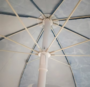 Sombrilla <span class=keywords><strong>de</strong></span> Playa Comercial Portátil Grande <span class=keywords><strong>de</strong></span> Acero Inoxidable con Tela <span class=keywords><strong>de</strong></span> Poliéster para Exteriores, Precio <span class=keywords><strong>de</strong></span> Fábrica - Product Image 3