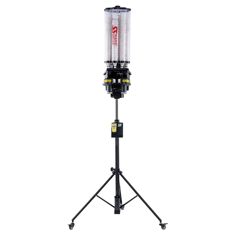 Siboasi B2202A Portable Badminton Ball Launcher for Badminton Practice Auto Badminton Shooting Machine Frequency 1.2-4.5sec/BALL