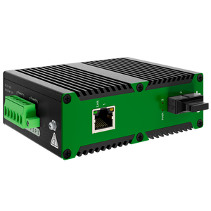 Convertisseur de média industriel 100/1000BASE-X SFP Gigabit 3W <span class=keywords><strong>PoE</strong></span>+ Full-Duplex/Half-Duplex, montage sur rail DIN, boîtier métallique pour réseaux - Product Image 2