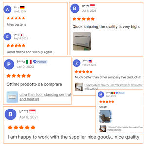 Système de CVC borne de climatisation centrale eau réfrigérée sol debout mince fcu ventilos avec thermostat WiFi, RS485 - Product Image 5