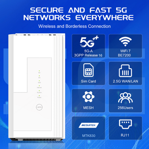 MegaTower 802.11be 5G CPE Hotspot Router WiFi 7 RJ45 RJ11 Módem Nano SIM Firewall <span class=keywords><strong>3</strong></span> Puertos LAN WDS/WPS - Product Image 4