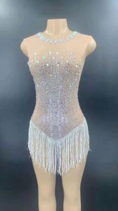 2021 Transparent sans manches gland dames nouvelles robes de bal <span class=keywords><strong>tango</strong></span> robe danse porter Costume - Product Image 2