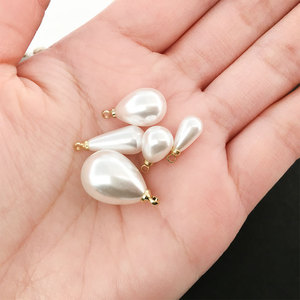 Accesorios para hacer joyas, pulseras, collares <span class=keywords><strong>y</strong></span> <span class=keywords><strong>pendientes</strong></span>, venta al por mayor, dijes <span class=keywords><strong>de</strong></span> <span class=keywords><strong>perlas</strong></span> con forma <span class=keywords><strong>de</strong></span> gota <span class=keywords><strong>de</strong></span> agua - Product Image 5