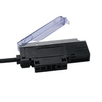 Baru FDQ-V11P Pnp/Npn DC 12-24V Lampu Merah 625Mm Respon Cepat Sensor Serat Optik Penguat Optik