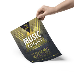 Kustom A4 A5 A6 Menu iklan restoran industri daun mengkilap produk promosi bisnis layanan pencetakan selebaran - Product Image 3