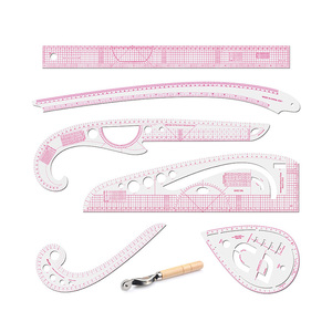 Bán Buôn Tự Làm Phong Cách May Pháp Đường Cong Cai Trị Thiết Lập Ăn Mặc Các Nhà Sản Xuất Cai Trị Rõ Ràng May Thợ May Mô Hình Làm May Cai Trị - Product Image 1