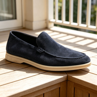 Mocassins en cuir pour hommes sur mesure, rehaussant la taille de 5 cm, vente en gros, mocassins décontractés à enfiler pour hommes