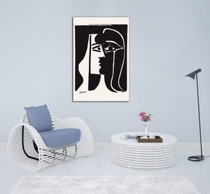 Nouveauté, <span class=keywords><strong>prix</strong></span> de gros personnalisé, impression sur toile Kiss Pablo <span class=keywords><strong>Picasso</strong></span> Art Deco, affiche murale, décoration de salon, sans cadre - Product Image 2