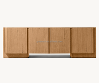 Nouvelle table console en bois massif de style américain moderne pour l'intérieur