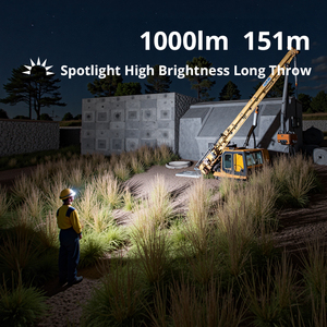 Tank007 Dual Light Head Lamp Magnetic Rechargeable Uniform Red Light High Power <strong>Headlamp</strong> for Nighttime Outdoor Hunting Hiking - Product Image 4