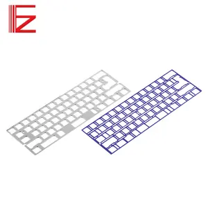 Özelleştirilmiş yüksek kalite hızlı prototip metal parçalar plastik cnc işleme parçaları polipropilen klavye işleme hizmeti
