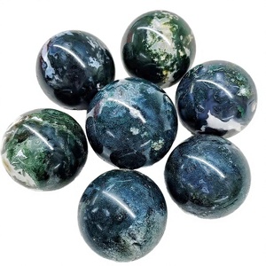 Venta al por mayor de esferas de cristal pulido grandes y coloridas, piedras preciosas curativas, para meditación, decoración de bodas, regalo, decoración del hogar - Product Image 2
