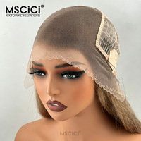 Perruque Lace Front en Cheveux Vierges Brésiliens Premium avec Dentelle HD Transparente, Blond Platine, Longue, Prête à Porter
