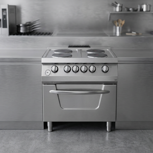 Cuisinière électrique 4 brûleurs de haute qualité, double unité, installation sur table, pour usage domestique, compatible GPL, prête à être expédiée, en acier inoxydable - Product Image 2