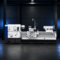 Tour horizontal CW6180Q, machine robuste à haute rigidité, centre de tournage de précision pour la découpe de métaux de grande taille