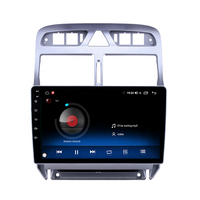 Autoradio Tactile 2 DIN 9 Pouces Android 10 Quad Core pour Peugeot 307 2007-2013