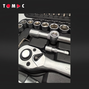 Tomac 108pcs <span class=keywords><strong>1</strong></span>/4 "& <span class=keywords><strong>1</strong></span>/<span class=keywords><strong>2</strong></span>" <span class=keywords><strong>Dr</strong></span> tùy chỉnh ổ cắm kết hợp chuyên nghiệp sửa chữa xe dụng cụ cầm tay thiết lập - Product Image 4