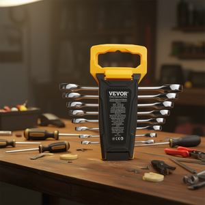 Juego de llaves combinadas de trinquete Vevor de 8 piezas, métricas de 8 mm a 19 mm, de acero Cr-V, para reparaciones domésticas, de taller y de automóviles. - Product Image 2