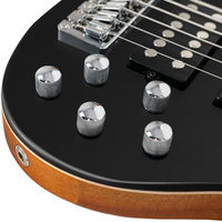 Gitar Bass 6 Senar Elektrik dengan Body Mahoni, Fingerboard Rosewood, 24 Fret, Pickup Aktif untuk Pemain Gitar Profesional