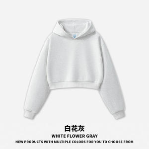 Dames Crop Essentials Hoodies Lange Broek 2 Delige Set Winter Herfst Workout Joggers Tweedelige Set Dames Kleding Joggingbroek Sets - Product Image 5