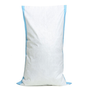 Maize Packaging 50kg Woven <strong>Bag</strong> PP 100 Kg White Color Recycle Red Blue Edge Polypropylene <strong>Bags</strong>