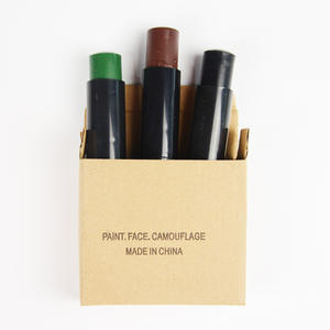 عرض رائع OEM لوحة وجه تعتمد على المياه من خلال طلاء الوجه بألوان مائية مقسمة على شكل كعكة رسم على الوجه عصا تلوين علامة تجارية خاصة - Product Image 5