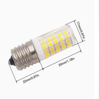 Ampoule LED E17 bleue 110V, ampoule LED E17 220V, ampoule E14 verte rouge, ampoule E14 pour réfrigérateur et congélateur, ampoule LED E17 verte, lampe en céramique