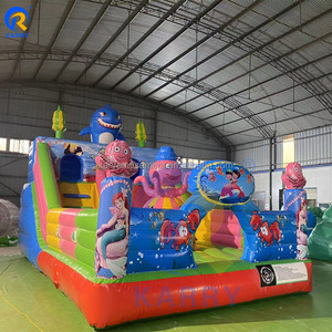 Gorila inflable Happy Water World tobogán seco de rebote inflable y castillo hinchable marino con casa de rebote a buen <span class=keywords><strong>precio</strong></span> - Product Image 2