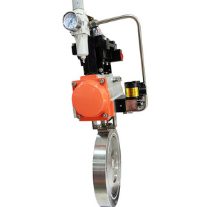 Válvula de Mariposa Neumática de Vacío GiQ641X Dn100 de Acero Inoxidable 304 para Aplicaciones de Vapor a Alta Temperatura - Product Image 1
