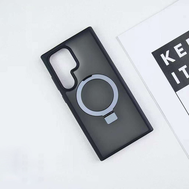 FACE Strong Magnetic Shockproof Stand Kickstand Case with PC Material for S24 Ultra Cover