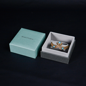 Wholesale Custom Logo Square <b>Paper</b> Plastic Jewelry Boxes Versatile Packaging Solution for Rings Pendants Bangles Bracelets - Product Image 6