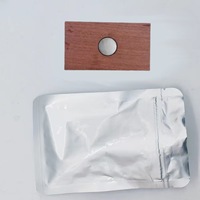 Diffuseur d'arômes en bois pour voiture, à clipser sur pare-soleil, parfum ambre, longue durée, forme poire, PARFUM