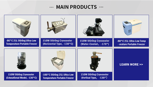 0 ℃   à -150 ℃ Cryocooler <span class=keywords><strong>Stirling</strong></span> vertical, <span class=keywords><strong>machine</strong></span> nue - Product Image 6