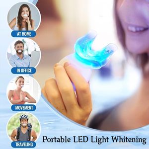 Kit de blanchiment des dents LED avec lumière et 2 gouttières buccales, appareil professionnel de blanchiment des dents pour usage domestique, sûr et efficace - Product Image 5