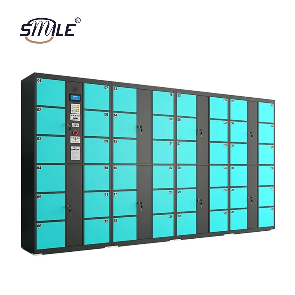 SMILE OEM 18/24/30/36 puerta inteligente paquete gabinete casillero personalizado Express gabinete recinto para mensajería y comunidades