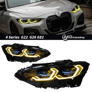 Modificado para BMW 4 Series G22 G23 G26 M4 LED Laser Headlight Assembly Dual Color Golden Eye - Product Image 5